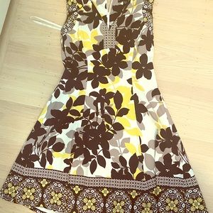 Maggie London Cotton Fit/ flare dress. Sfix